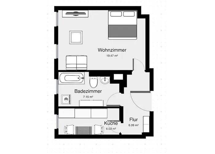Apartamento Zentrales Gemütliches In Der Südvorstadt *